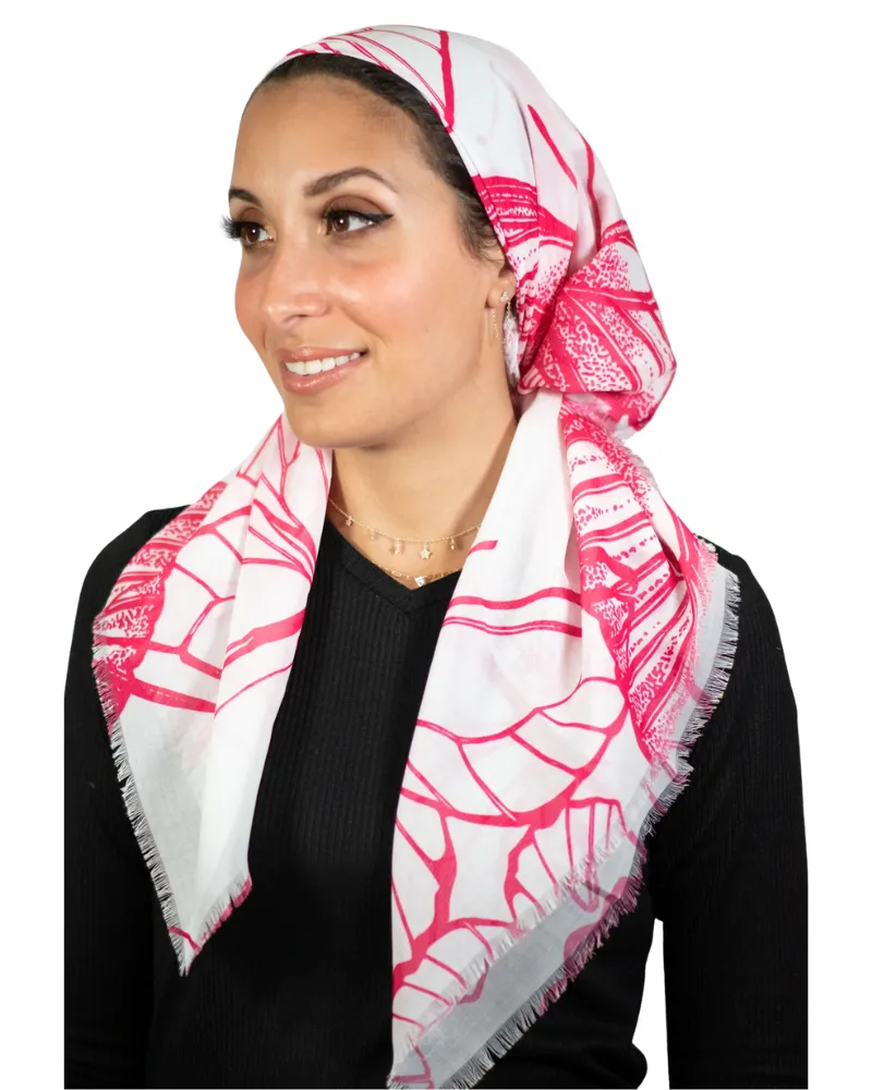 Tie Ur Knot Pink Butterfly Triangle with Full Non Slip Grip