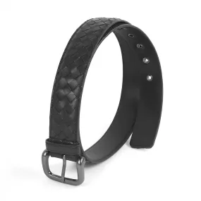 Tresmode Newton Black Men's Leather Belt