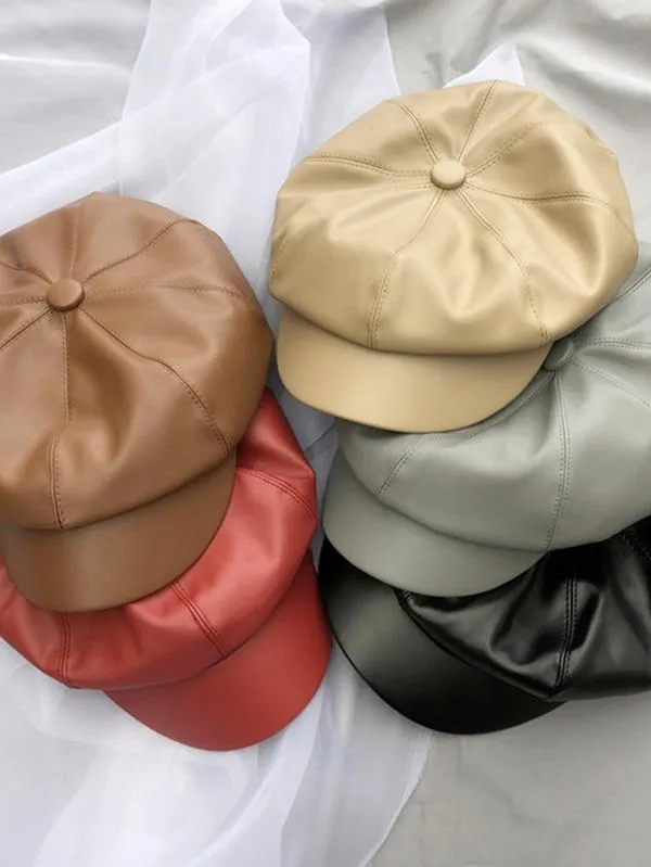 Vintage Solid Beret Hats