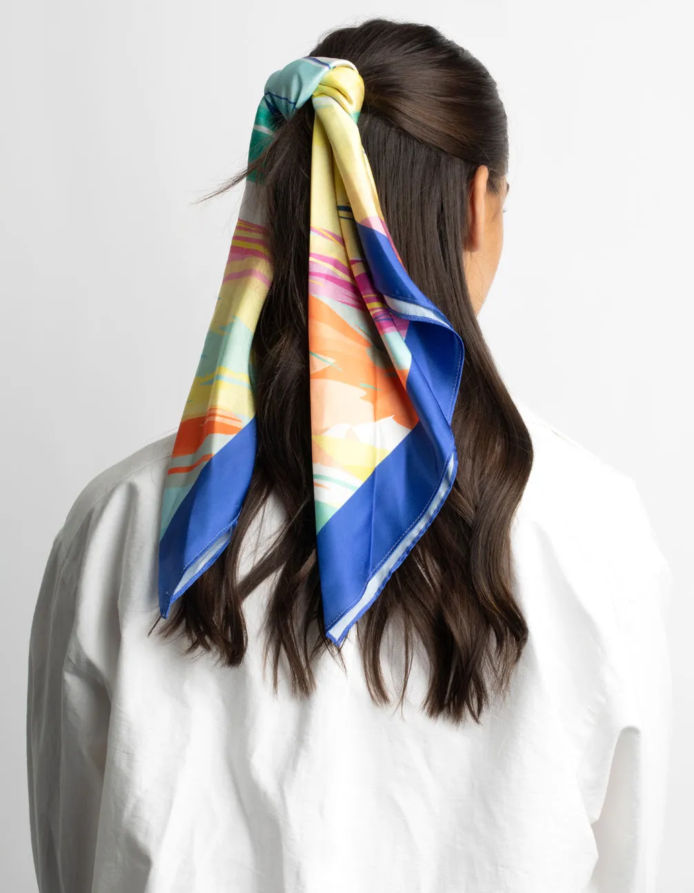 Watercolour Strokes Bandana Hair Scarf