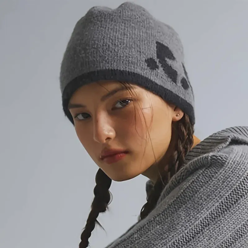 Women Autumn Winter Korean Niche Thick Warm Woolen Hat