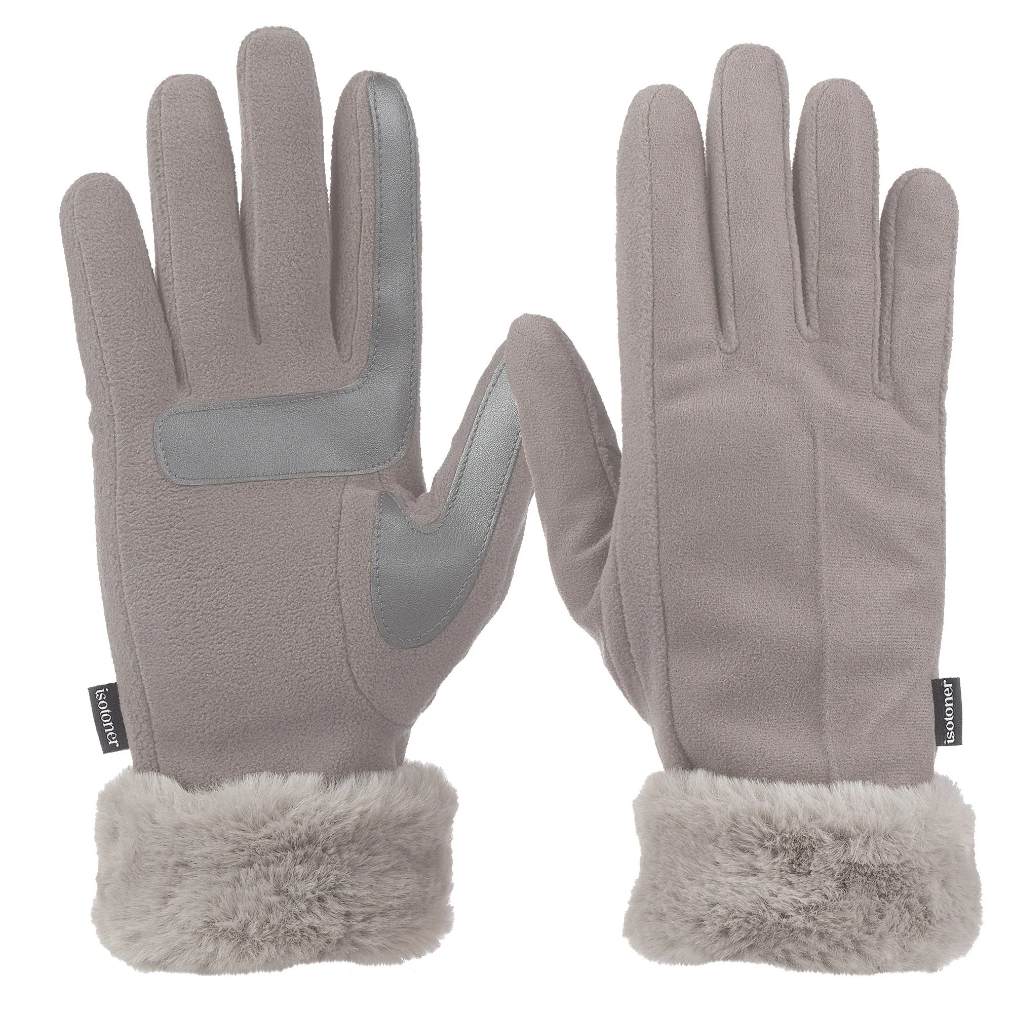 Women's Microsuede Mya Gloves with Faux Fur Cuff and smartDRI®