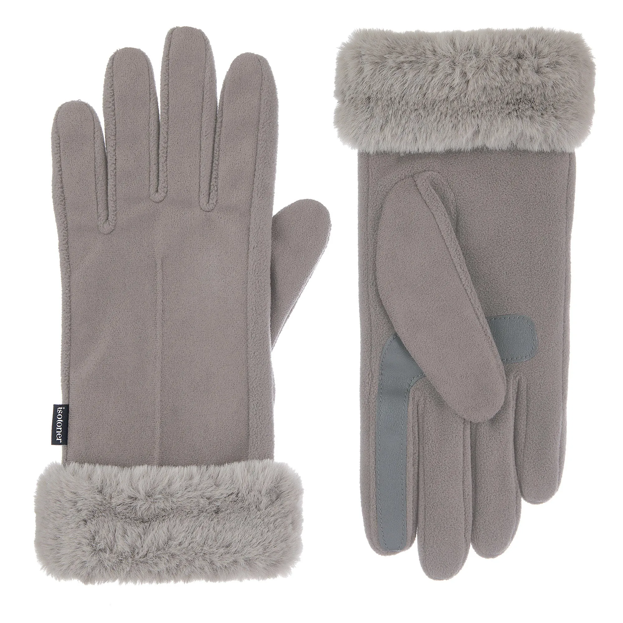 Women's Microsuede Mya Gloves with Faux Fur Cuff and smartDRI®