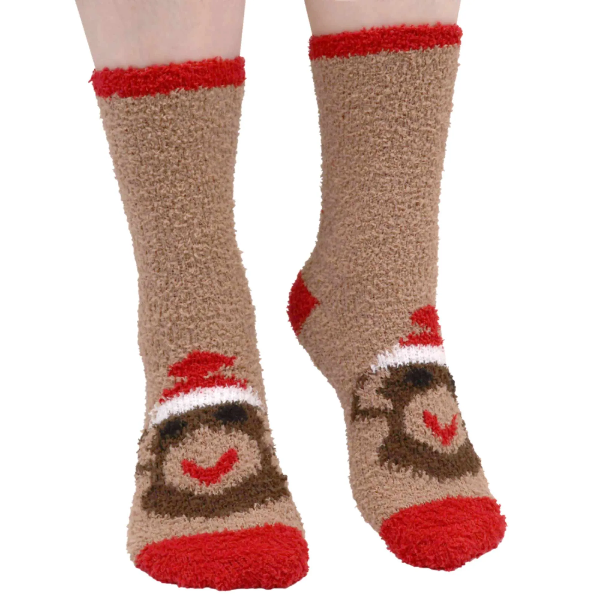 Women's Super Soft Cute Fuzzy Cozy Warm Animal Cabin Crew Socks