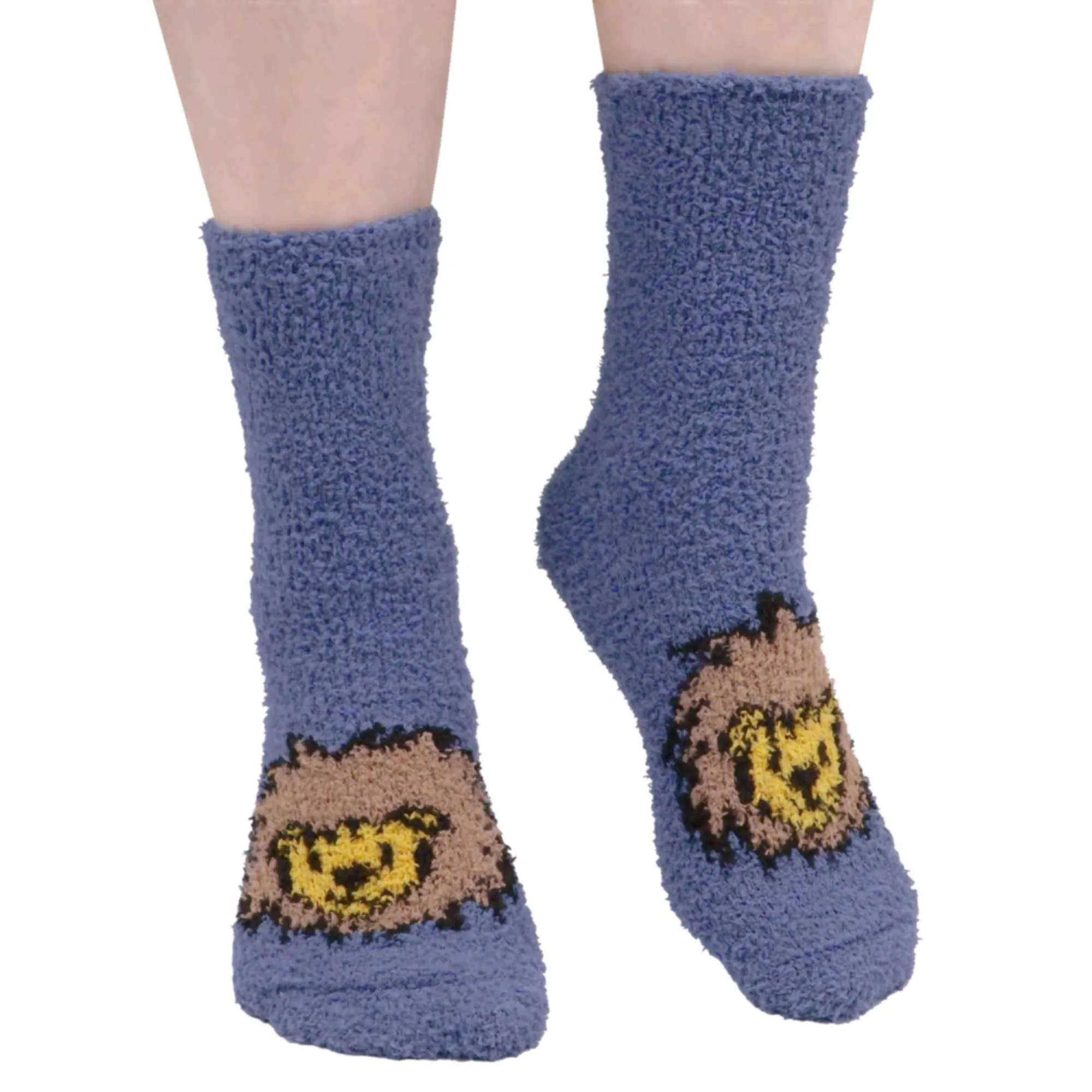 Women's Super Soft Cute Fuzzy Cozy Warm Animal Cabin Crew Socks