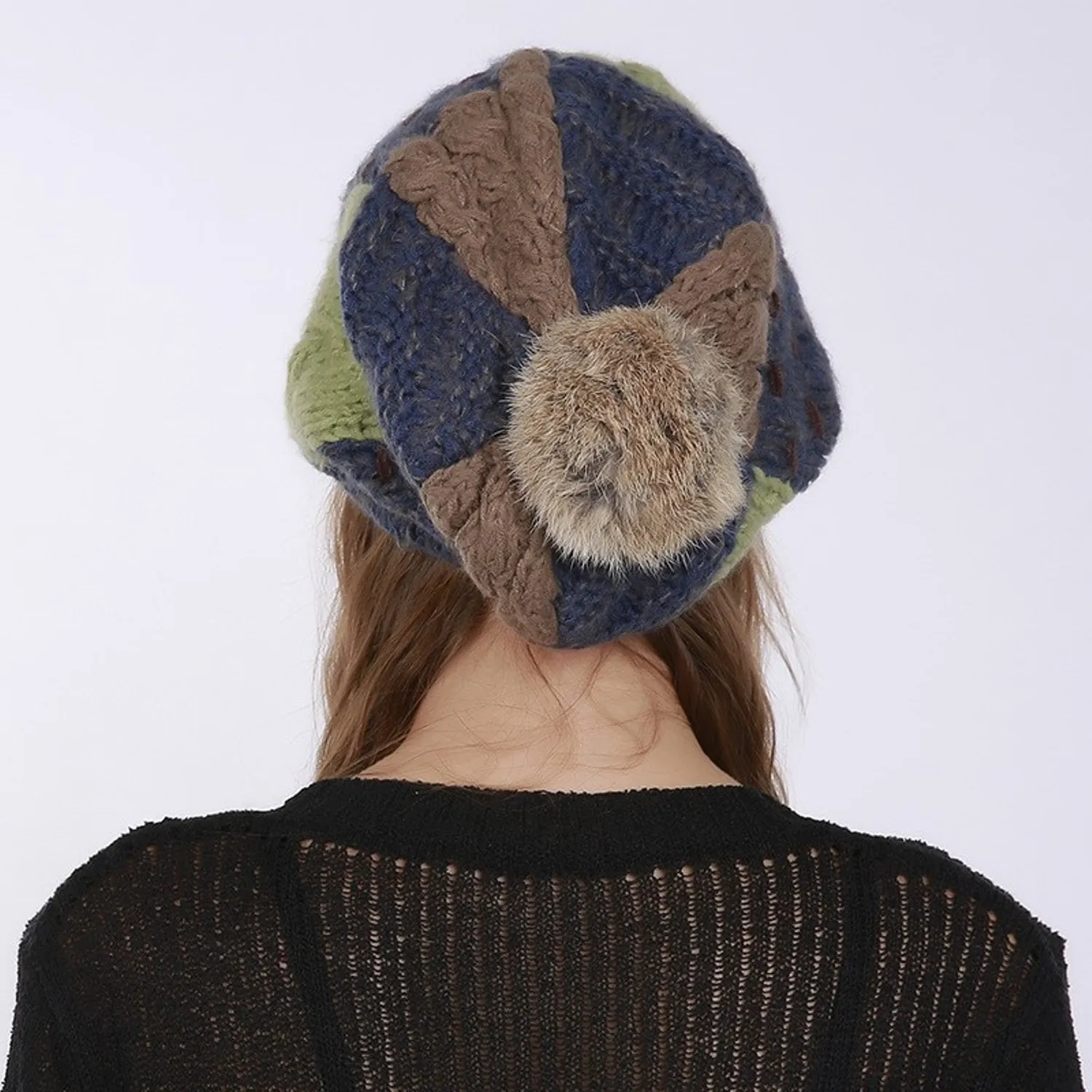 Women's Winter Warm Hat With Pompom