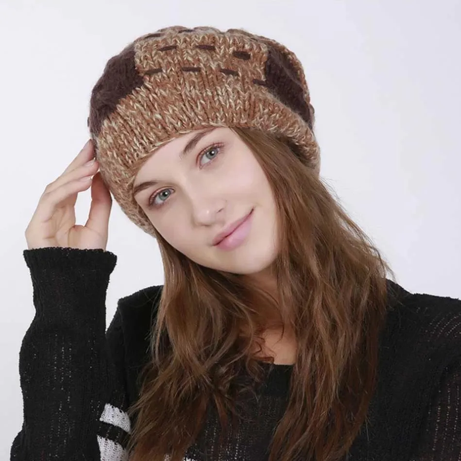 Women's Winter Warm Hat With Pompom