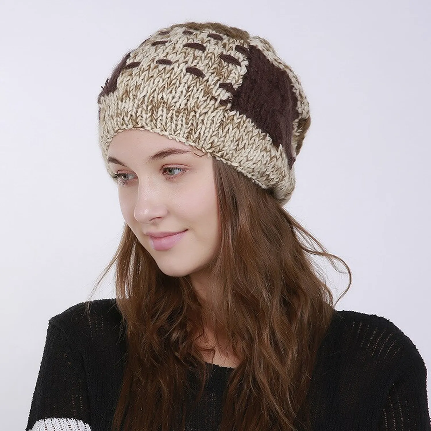 Women's Winter Warm Hat With Pompom