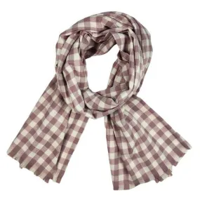 Wynter Gingham Lilac Scarf