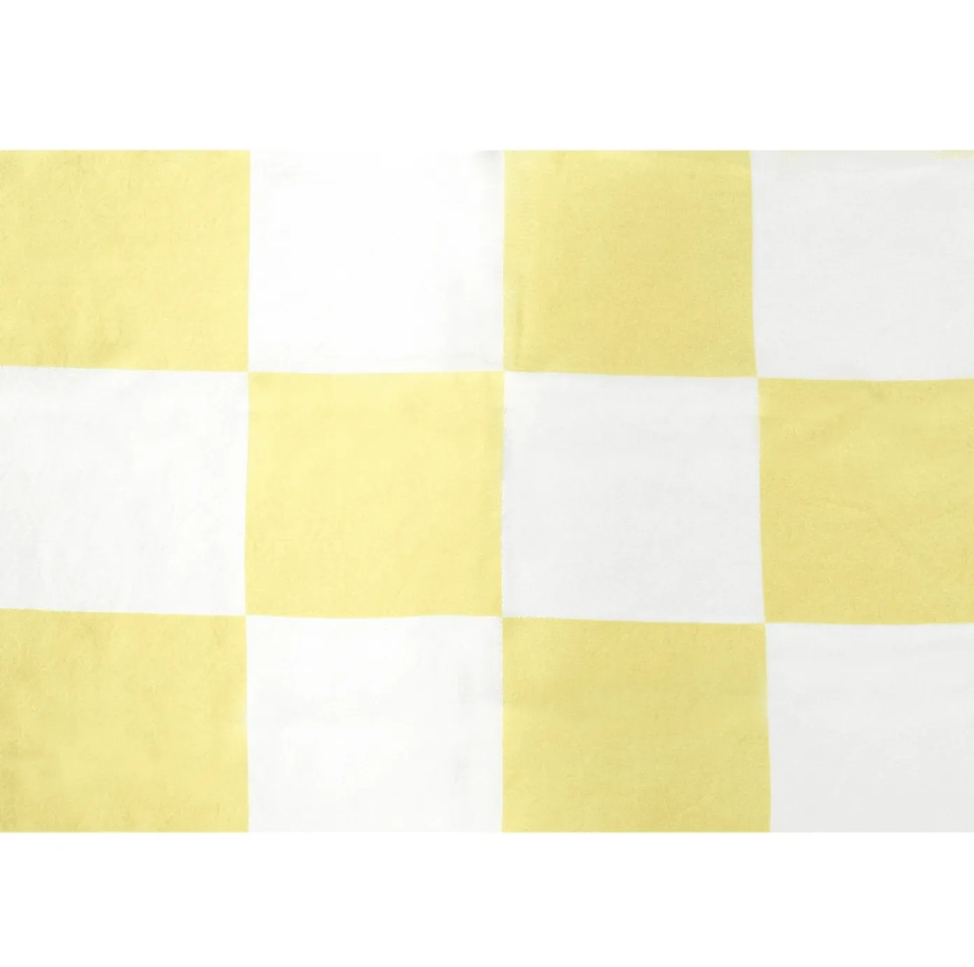 Yellow Checkerboard Silk Scarf