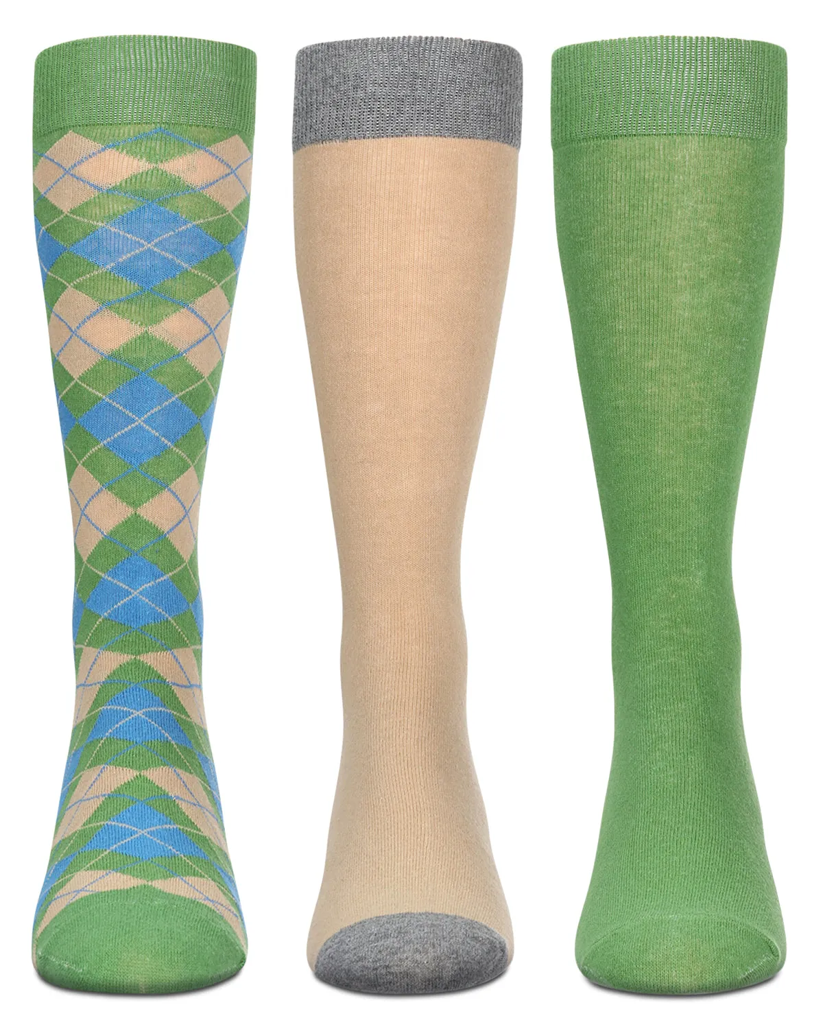 Zag Twist Cotton Blend Crew Sock 3 Pack